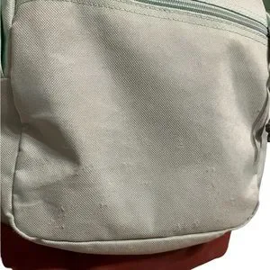 Jansport Super Cool Unisex Mint Green Gray And Brown Syn Leather Backpack 17” Jansport | Bags | Jansport Super Cool Unisex Mint Green Gray  main image 4